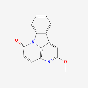 molecular formula C15H10N2O2 B1246276 2-甲氧基咔啶-6-酮 CAS No. 116353-93-6