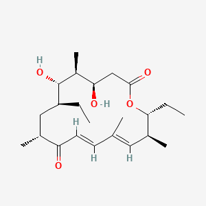 molecular formula C23H38O5 B1246279 Tylactone 