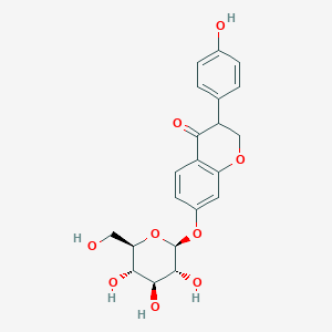 molecular formula C21H22O9 B1246281 Dihydrodaidzin 