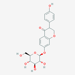 molecular formula C21H22O9 B1246281 二氢大豆苷元 CAS No. 121927-96-6