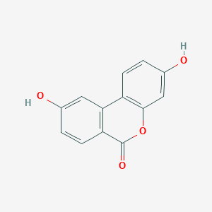 B1246283 3,9-dihydroxy-6H-benzo[c]chromen-6-one CAS No. 174023-48-4