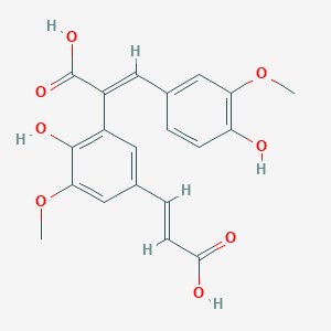 molecular formula C20H18O8 B1246284 8,5'-Diferulic acid 