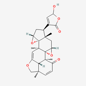 molecular formula C26H28O7 B1246285 Trichirubine A 
