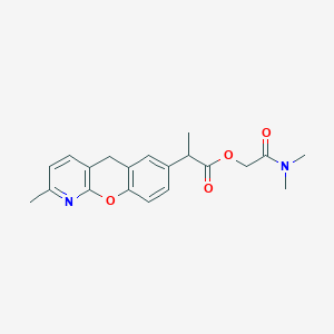 molecular formula C20H22N2O4 B124630 Tilnoprofen arbamel CAS No. 159098-79-0