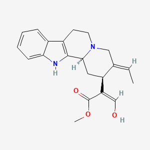 molecular formula C21H24N2O3 B1246301 19E-geissoschizine 