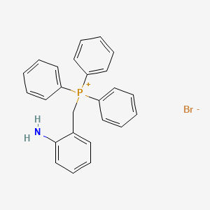 molecular formula C25H23BrNP B1246302 (2-Aminobenzyl)triphenylphosphonium bromide CAS No. 78133-84-3
