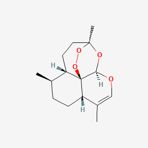 molecular formula C15H22O4 B1246307 Anhydrodihydroartemisinin 