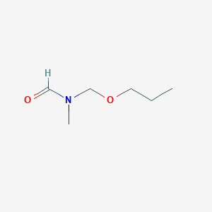 molecular formula C6H13NO2 B124633 N-Methyl-N-(propoxymethyl)formamide CAS No. 142073-28-7
