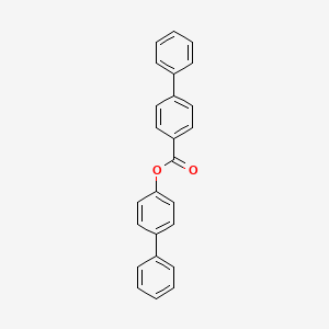 molecular formula C25H18O2 B12463337 Biphenyl-4-yl biphenyl-4-carboxylate 