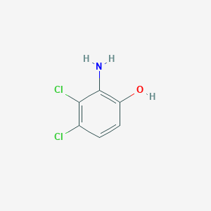 molecular formula C6H5Cl2NO B12463373 2-Amino-3,4-dichlorophenol 