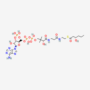 molecular formula C27H46N7O18P3S B1246338 (S)-3-Hydroxyhexanoyl-CoA CAS No. 79171-47-4
