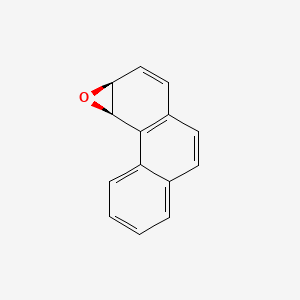 molecular formula C14H10O B1246339 (3S,4R)-3,4-epoxy-3,4-dihydrophenanthrene 