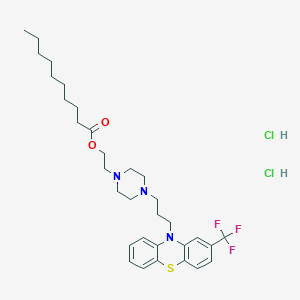 molecular formula C32H46Cl2F3N3O2S B124634 Fluphenazine decanoate dihydrochloride CAS No. 1006061-35-3
