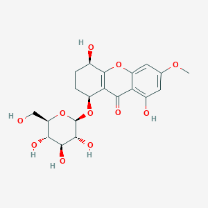 molecular formula C20H24O11 B1246351 Tetrahydroswertianolin 
