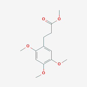 molecular formula C13H18O5 B1246355 2,4,5-三甲氧基羟基肉桂酸甲酯 