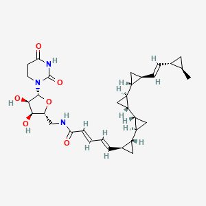molecular formula C32H43N3O6 B1246358 Jawsamycin 