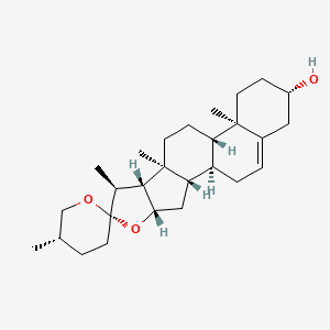 molecular formula C27H42O3 B12463585 (3I(2),22I(2),25S)-Spirost-5-en-3-ol CAS No. 31356-47-5