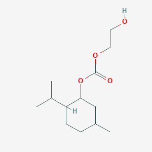 molecular formula C13H24O4 B124637 Menthyl ethylene glycol carbonate CAS No. 156679-39-9