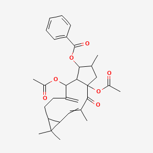 molecular formula C31H38O7 B12463794 Euphorbia factor L3 