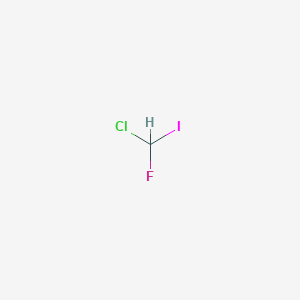 molecular formula CHClFI B1246380 Methane, chlorofluoroiodo- CAS No. 1512-28-3