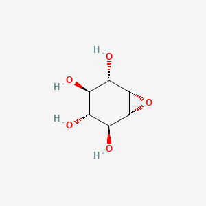 molecular formula C6H10O5 B1246381 1-L-1,2-anhydro-myo-inositol 