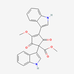 molecular formula C24H18N2O5 B1246384 Asterredione 