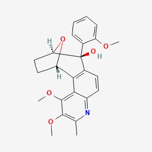 molecular formula C24H25NO5 B1246386 O-Methylwaltherione A 