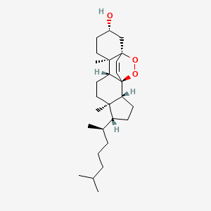 molecular formula C27H44O3 B1246387 5α,8α-表二氧化胆固甾-6-烯-3β-醇 