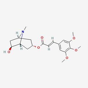 molecular formula C20H27NO6 B1246389 Pervilleine G 