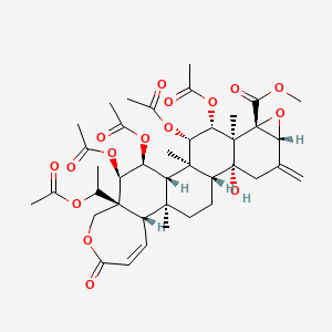 molecular formula C40H52O16 B1246394 Correolide 