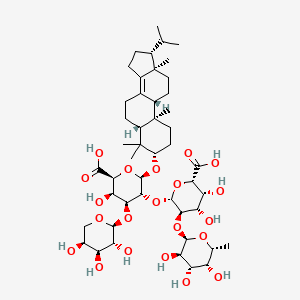 molecular formula C47H74O21 B1246395 Sokodoside A 