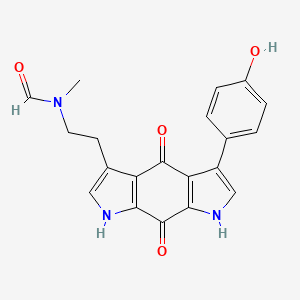 molecular formula C20H17N3O4 B1246396 Zyzzyanone D 