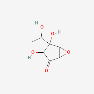 molecular formula C7H10O5 B1246404 Pentenocin A 