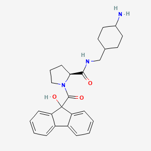 (S)-1-(9-Hydroxy-9H-fluorene-9-carbonyl)-pyrrolidine-2-carboxylic acid (4-amino-cyclohexylmethyl)-amide
