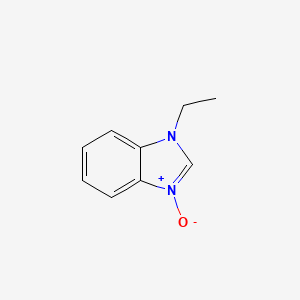 molecular formula C9H10N2O B12464274 1-ethyl-1H-benzimidazole 3-oxide 