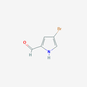 molecular formula C5H4BrNO B124644 4-Bromo-1H-pyrrole-2-carbaldehyde CAS No. 931-33-9