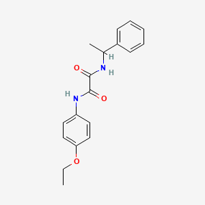 molecular formula C18H20N2O3 B12464416 N-(4-ethoxyphenyl)-N'-(1-phenylethyl)ethanediamide 