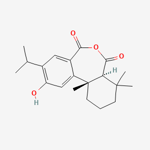 molecular formula C20H26O4 B1246446 Obtuanhydride 