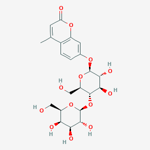 molecular formula C22H28O13 B1246475 4-Methylumbelliferyl-beta-D-lactoside CAS No. 84325-23-5