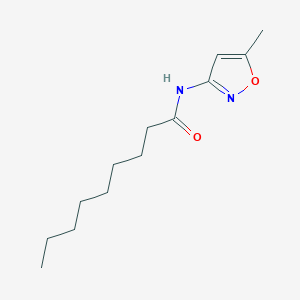 molecular formula C13H22N2O2 B12464805 N-(5-methyl-1,2-oxazol-3-yl)nonanamide 