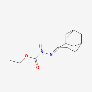 molecular formula C13H20N2O2 B12464849 N'-(adamantan-2-ylidene)ethoxycarbohydrazide 