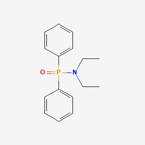 molecular formula C16H20NOP B12464852 N,N-diethyl-P,P-diphenylphosphinic amide CAS No. 56372-47-5