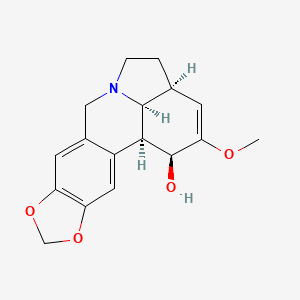 molecular formula C17H19NO4 B1246489 Amarbellisine 