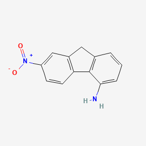 molecular formula C13H10N2O2 B12464921 7-nitro-9H-fluoren-4-amine 