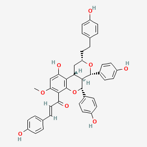 molecular formula C42H38O9 B1246501 calyxin I 