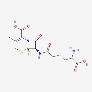 molecular formula C14H19N3O6S B1246505 Desacetoxycephalosporin c 