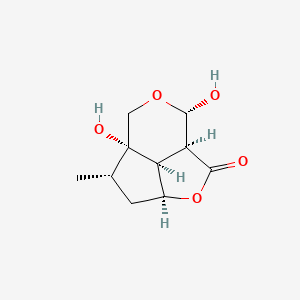 molecular formula C10H14O5 B1246506 9-Hydroxysemperoside aglucone 