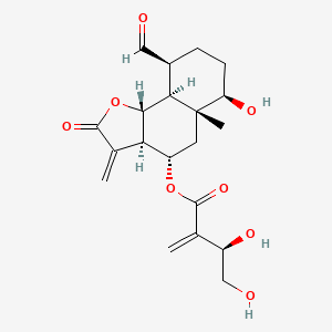 molecular formula C20H26O8 B1246531 Malacitanolide 