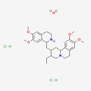 molecular formula C29H44Cl2N2O5 B12465458 (+)-Emetine dihydrochloride hydrate 97 