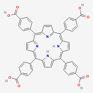 molecular formula C48H30N4O8 B12465476 Tetrakis(4-carboxyphenyl)porphine 